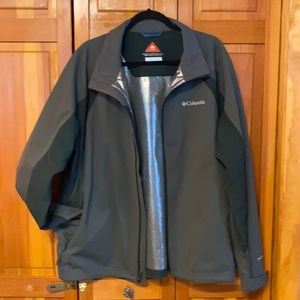 Men’s X/TG tall Omni-Heat Omni-Wind block soft shell breathable windproof jacket